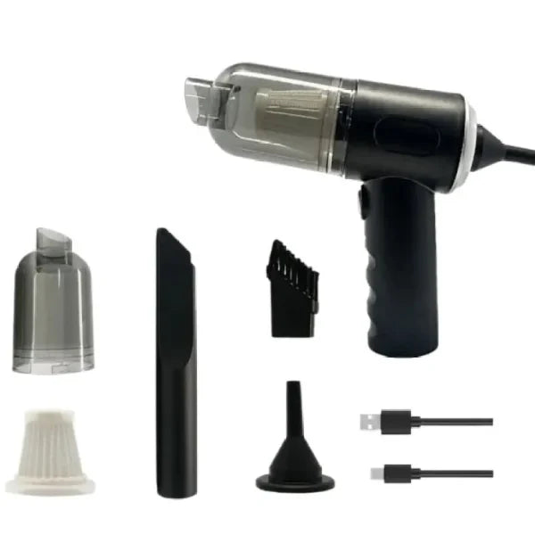 3-in-1 Portable Vacuum & Air Duster | Cordless & Powerful