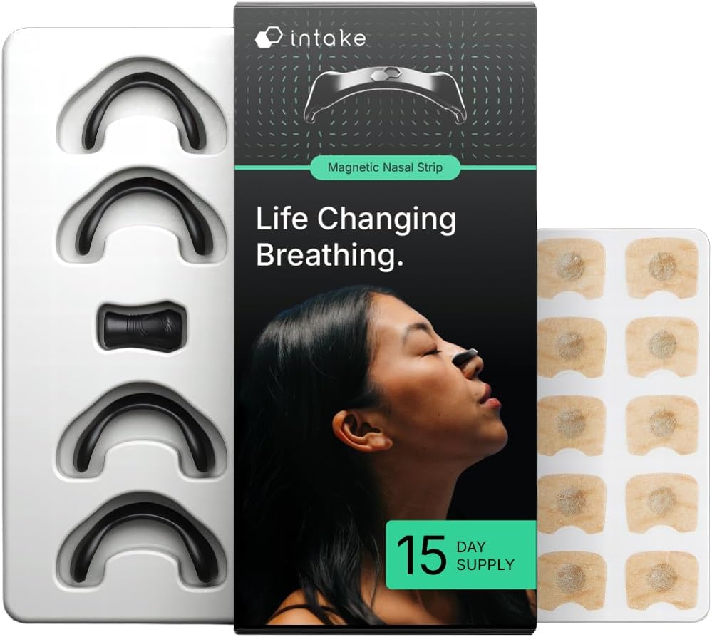 Magnetic Nose Strips,sleepco Nasal Dilator Starter Kit / Next-gen Breathin Nosel Strips / Magnetic Nose Clips