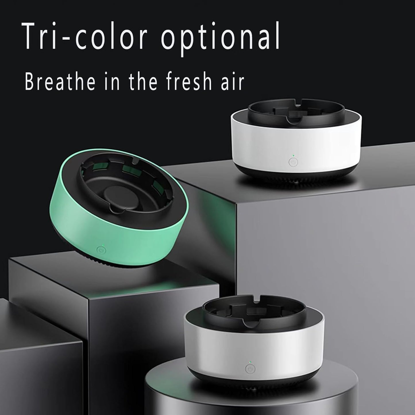 2-in-1 Smokeless Ashtray & Air Purifier | Quiet & Electronic