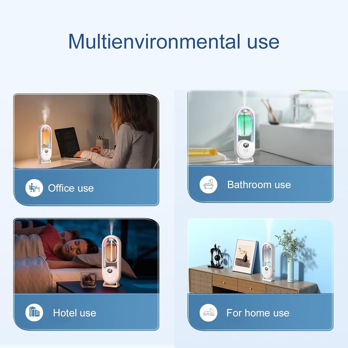 Rechargeable 5-Mode Essential Oil Diffuser | Modern & Cordless