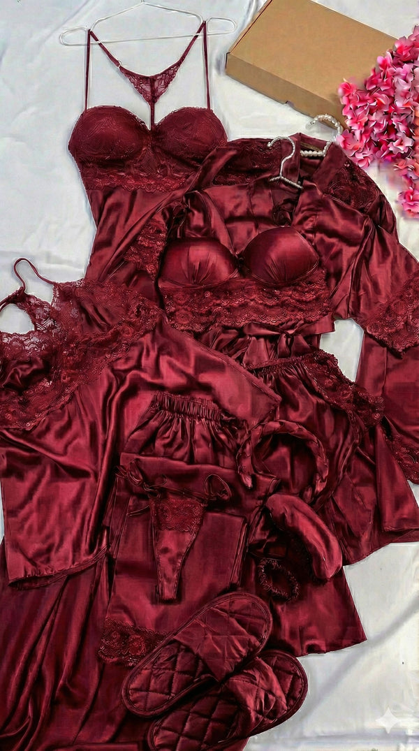 Luxury Pure Silk Bridal Nightwear Dress for Women